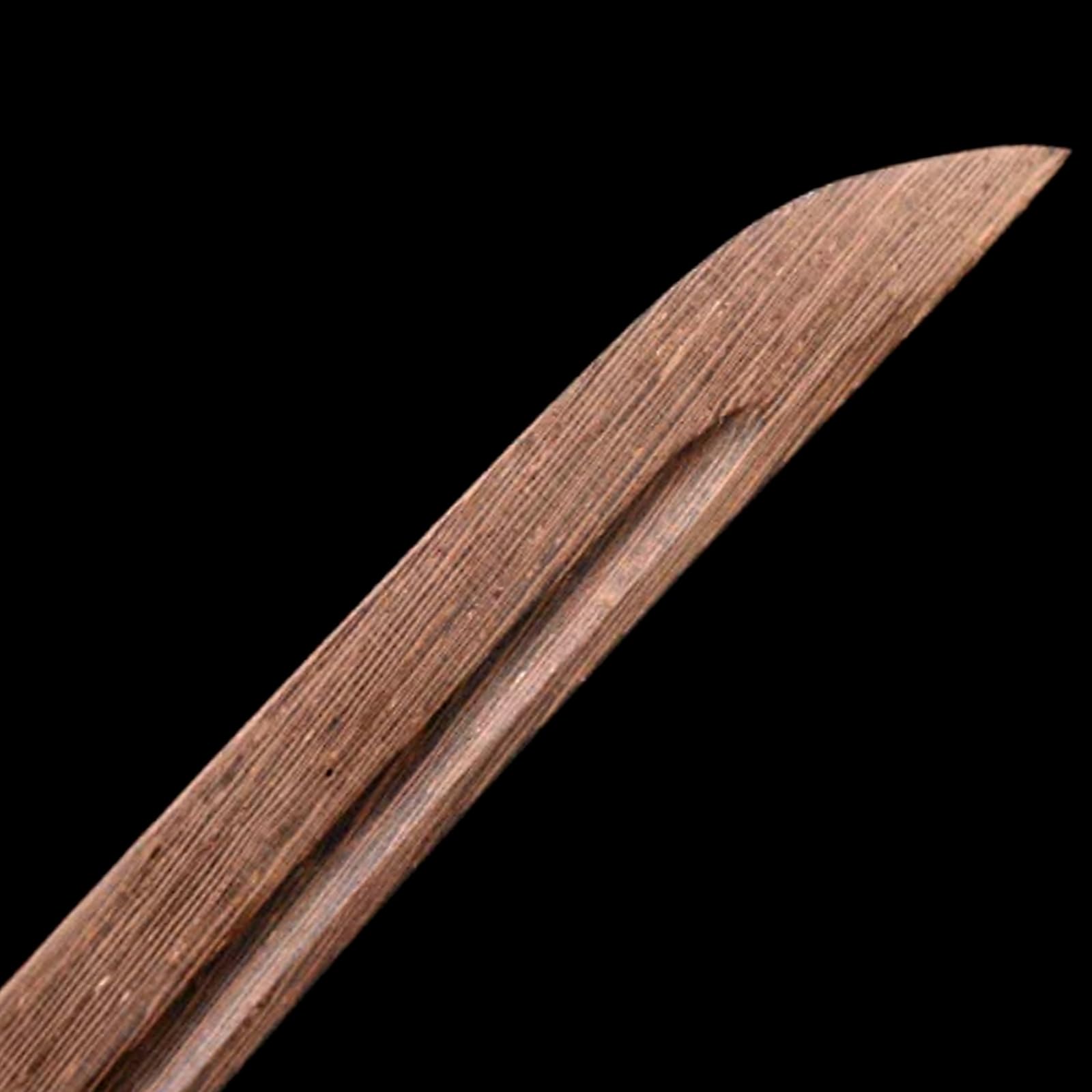 Espadas samurái de Palisandro Natural de 103 cm,Bokken Hecho a Mano con guardamanos de Cobre Puro,Katana de Madera para Entrenamiento de Kendo,Cosplay,exhibición,Regalo y Accesorios.