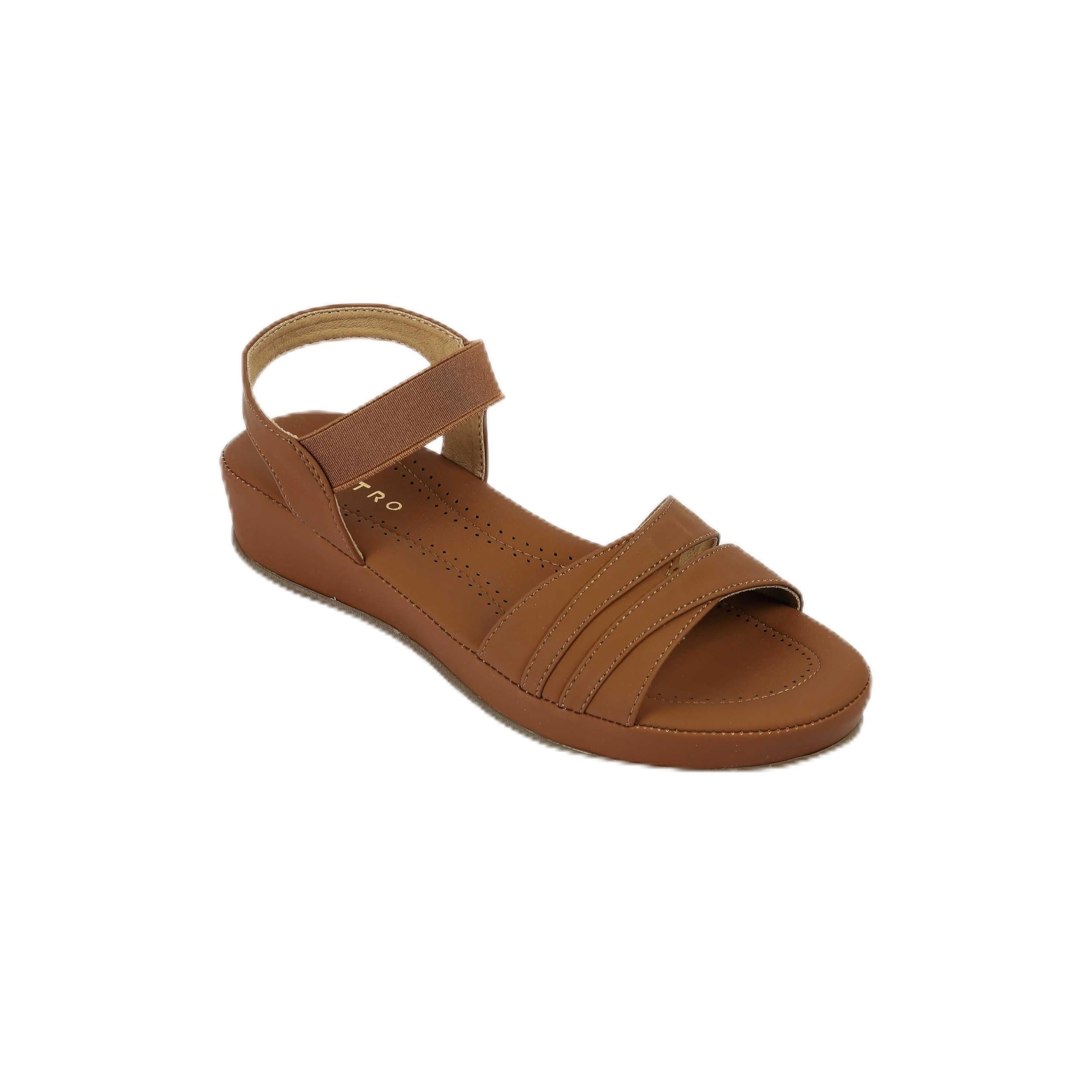 Women's Dark Beige Back Strap closure Casual - Sandals with Flat sole-image-43