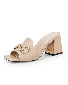 Amazon.com | gihubafuil Women's Sandals Peep Toe Slides