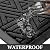 Yimobra Door Mat Outdoor Entrance, Heavy Duty Sturdy Front Welcome matt for Outside Home Entry, Back Patio Floor Porch Garage Office, Low Profile, Easy Clean, Waterproof, 29.5 x 17, Black