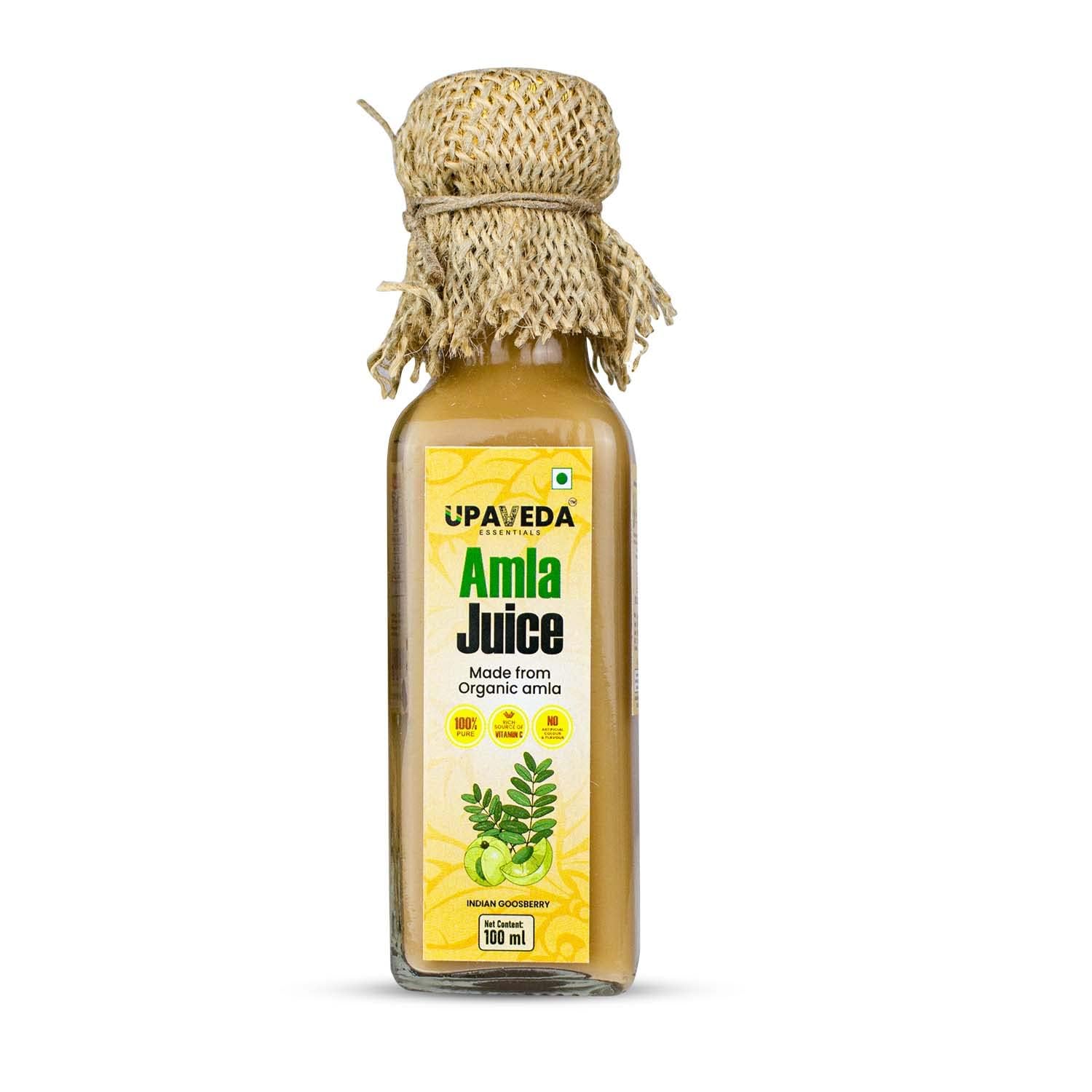 Upaveda Amla Juice 100ML | Cold-Pressed Indian Gooseberry | Rich in Vitamin C | Pure, Natural & Sugar-Free | Immunity, Skin & Hair Health (B09Z26KN5P) Amazon Price History, Amazon Price Tracker