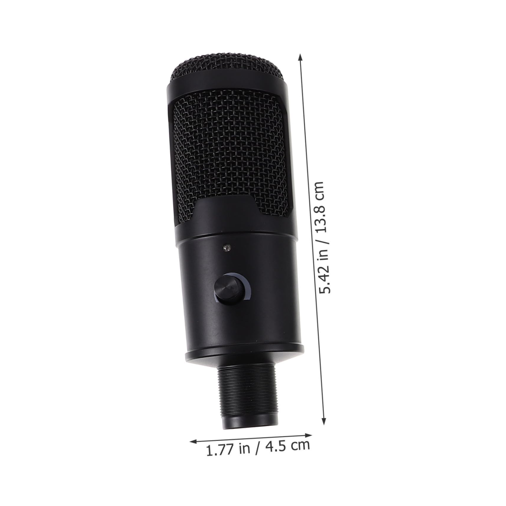 USB Kondensatormikrofon mit Nierencharakteristik für Präzise Sprachaufnahme Abs Material Verstellbarer Halter für Aufnahmestudios und Radiostationen Zufälliger Stil