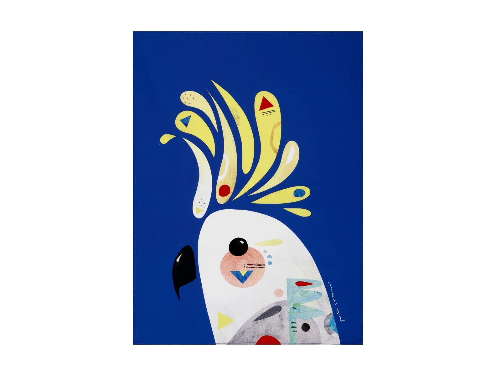 Maxwell & Williams Multicolor Pete Cromer Cockatoo Tea Towel