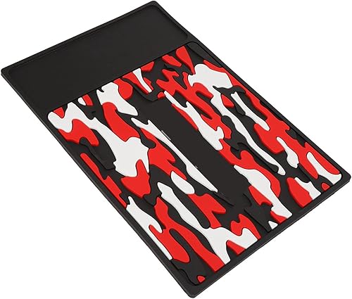 Alfombrilla de peluquería para peluquería y peluquería, estación de trabajo, almohadillas de material de silicona, herramientas de afeitado,