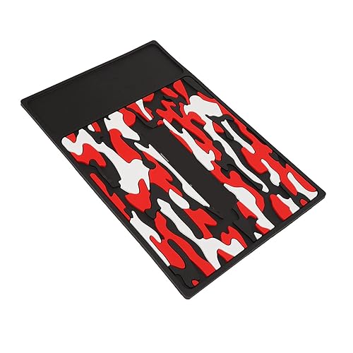 Alfombrilla de peluquería para peluquería y peluquería, estación de trabajo, almohadillas de material de silicona, herramientas de afeitado,