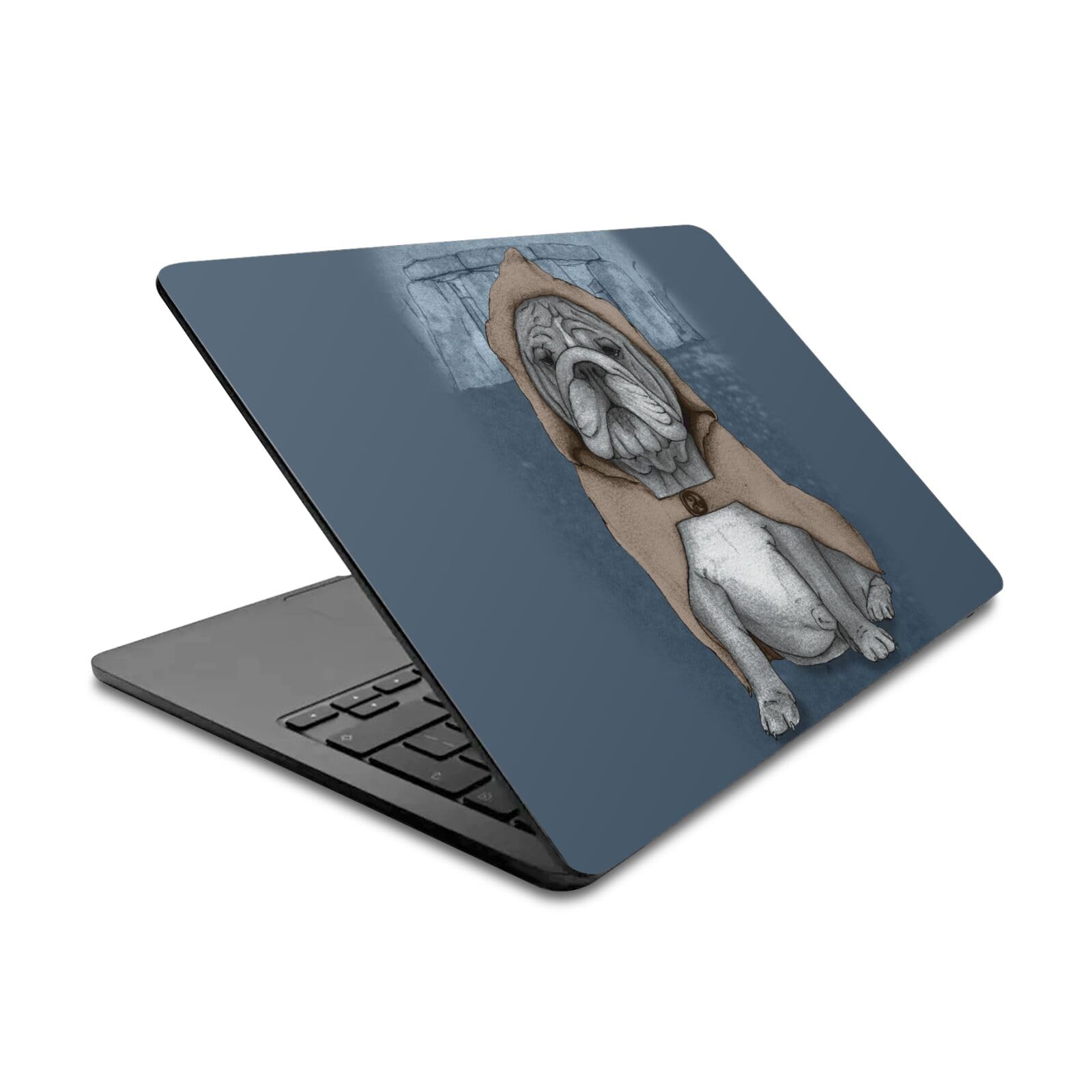 Couverture vinyle MacBook Air 2022 protection premium bouledogue - 7