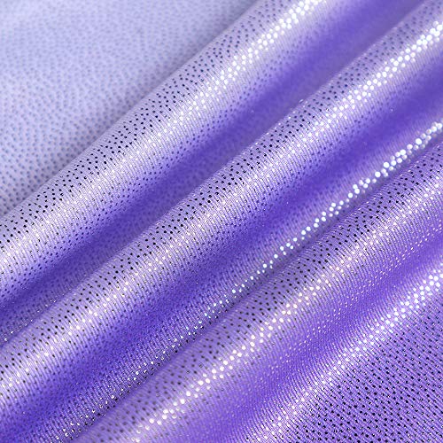 Image of HOZIY Leotards for Girls Gymnastics Kids Children Biketard Snowflake Ribbon Blue Purple Hot Pink Sparkle