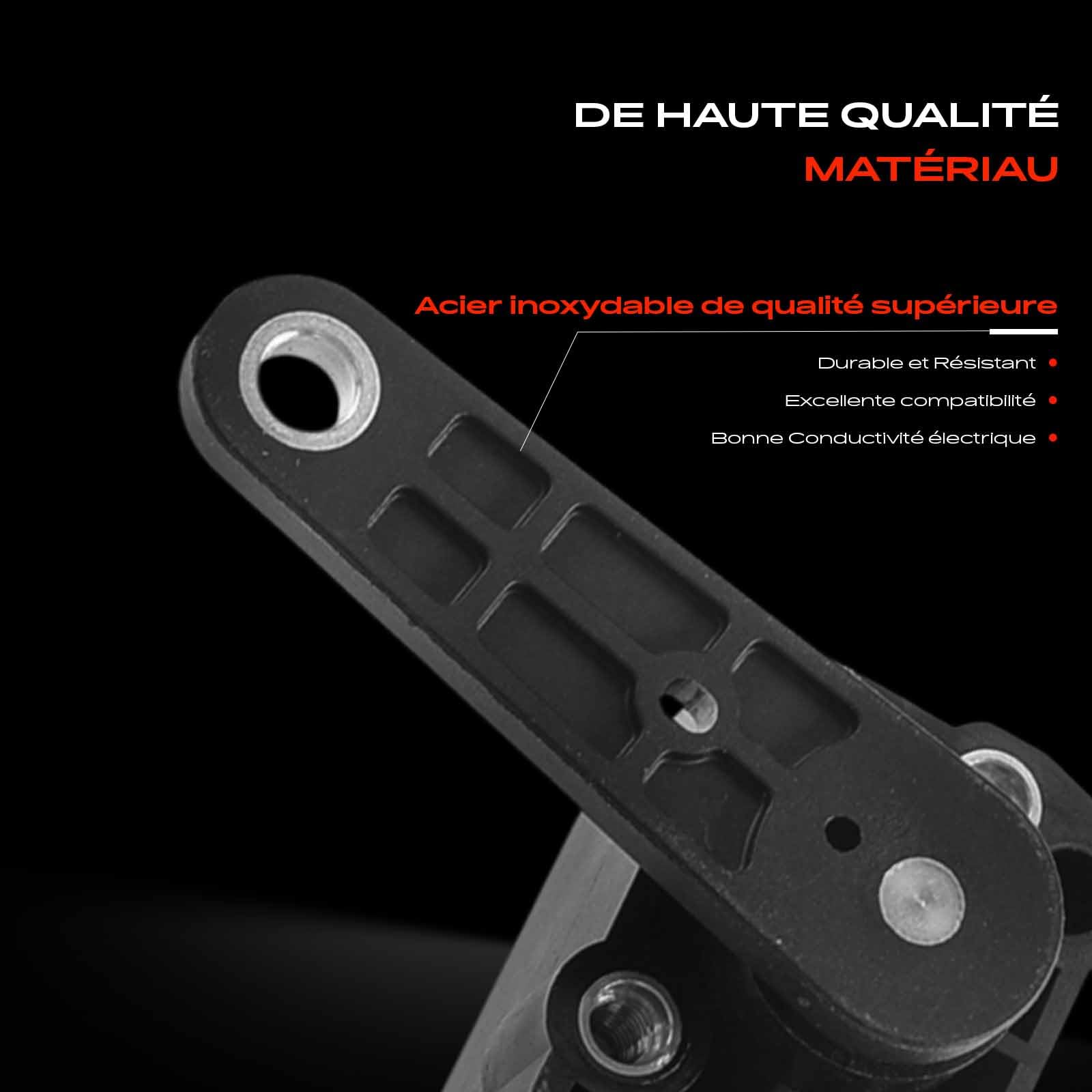 Frankberg 2 capteurs de hauteur pour suspension pneumatique, essieu | arrière Compatible avec: X5 E53