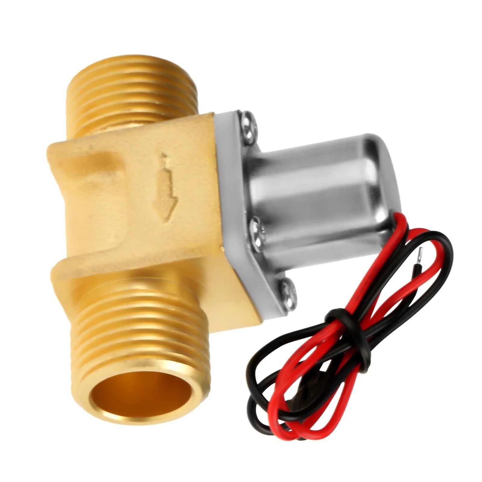 Isolation Valve DC 4.5V 1/2" Water Flow Pulse Electromagnetic Valve Brass Electric Solenoid