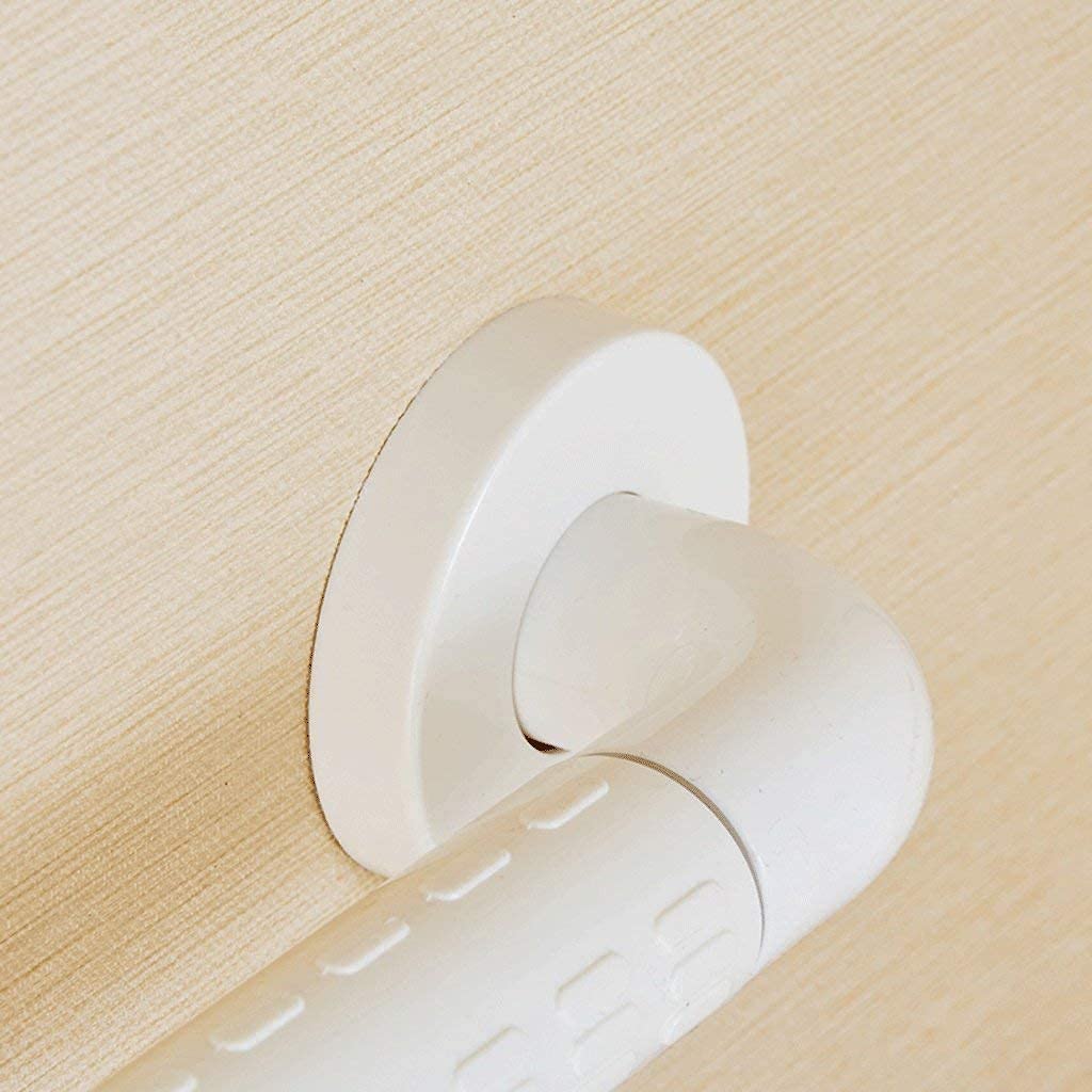 Barra de apoyo de seguridad, barra de apoyo para ducha, barra de apoyo estriada moldeada, pasamanos de baño de acero inoxidable, mango de apoyo antideslizante/blanco/46 * 66 cm (blanco 46 * 66 cm)