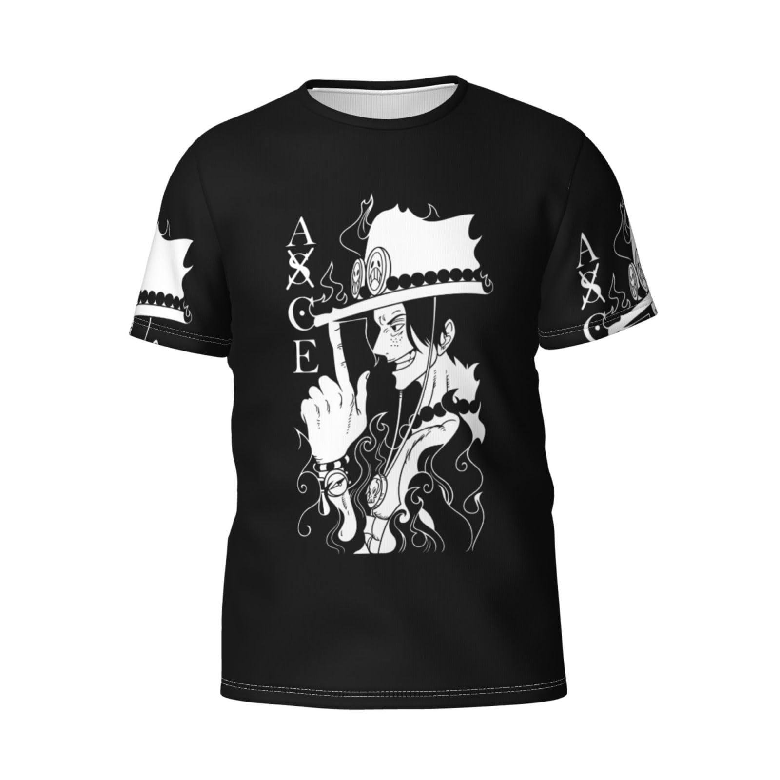 Amazon.co.jp: メンズTシャツ ワンピース エース 火拳 ONE PIECE