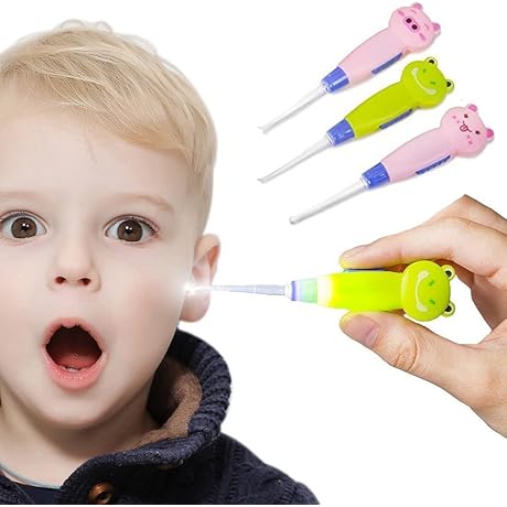 Kids Ear Wax Removal Kit with LED Light