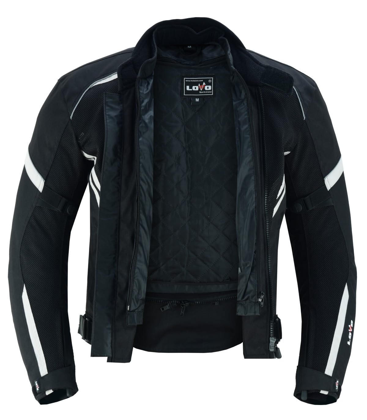 LOVO Chaqueta perforada tricapa de verano para moto Unisex