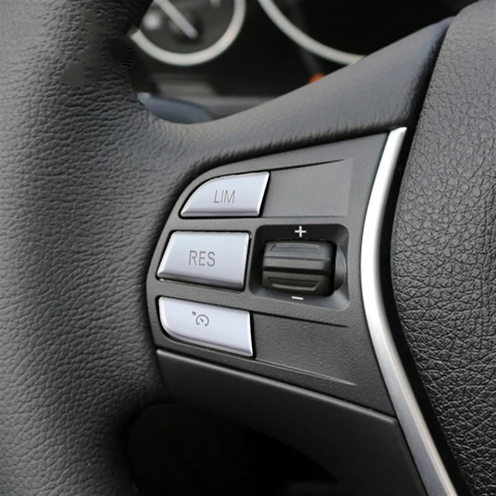 Volante Decorazione Copertura per B&MW 1 2 3 4 Serie 3GT F20 F21 F30 F32 F34 Volante per Auto Interruttore Pulsanti di Controllo Trim Copertura Adesivo Accessori Interni