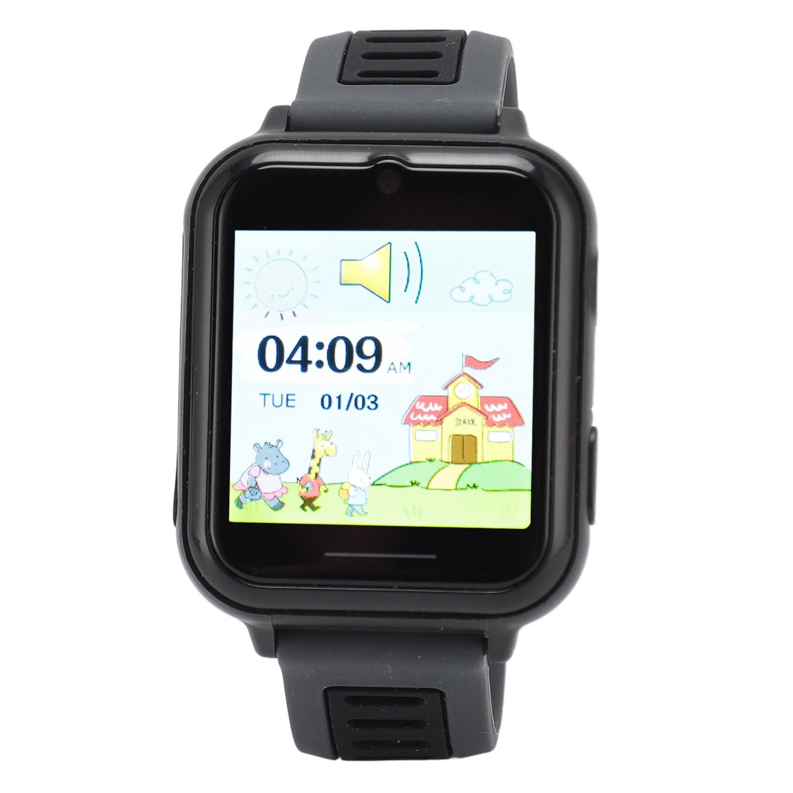 Reloj Multiusos, Pantalla Táctil a Color IPS, Batería de 400 MAh, IP67, Resistente Al Agua, 14 Juegos, Reloj Inteligente para Niños de 4 a 12 Años para Uso en el Hogar y la