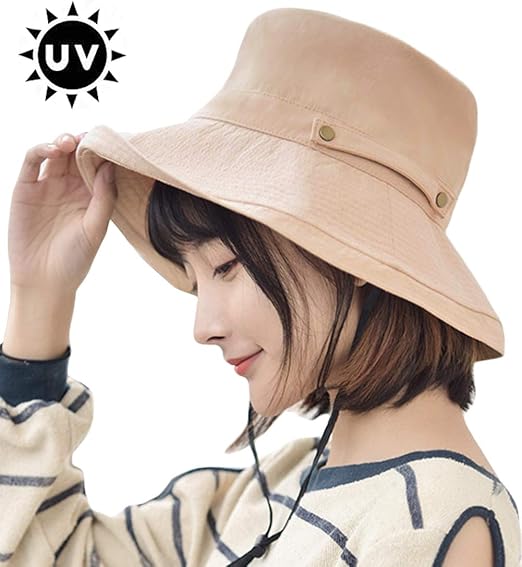 Amazon Uvカット 帽子 T Wilker レディース Uv防晒帽 熱中症予防 女優帽 日よけ ハット 取り外すあご紐 収納ベルト 折りたたみ つば広 調節テープ 吸汗通気 紫外線対策 おしゃれ カーキ ハット 通販