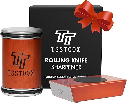 Miniatura 1 de Kit de herramientas de afilador de cuchillos rodantes con discos de diamante dobles (grano 4001000)  Almohadilla magnética de precisión N52 con 15 y