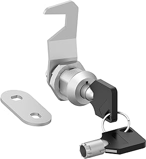 inBovoga 1 Pack Tubular Cam Locks, Tool Box Lock Replacement, 5/8" Cam Lock Keyed Alike, Tool Box Locks with Keys Security File Drawer Mailbox, Zinc Alloy