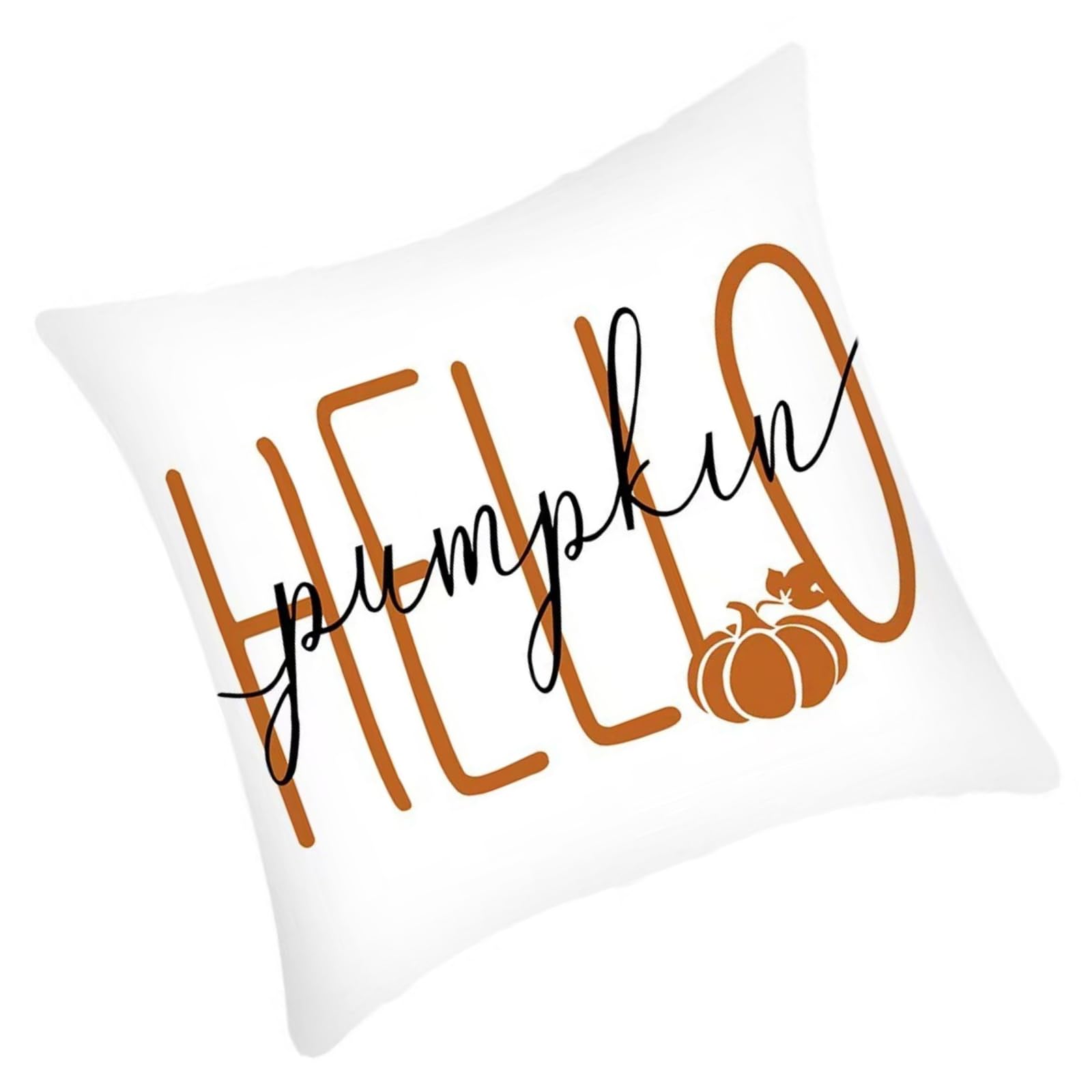 APGLSXY Decorative Fall Pumpkin Pillow Cover 45x45cm Polyester Fabric Kids Friendly Easy Maintenance Home for Thanksgiving Christmas Autumn Pumpkin Pillow Cover