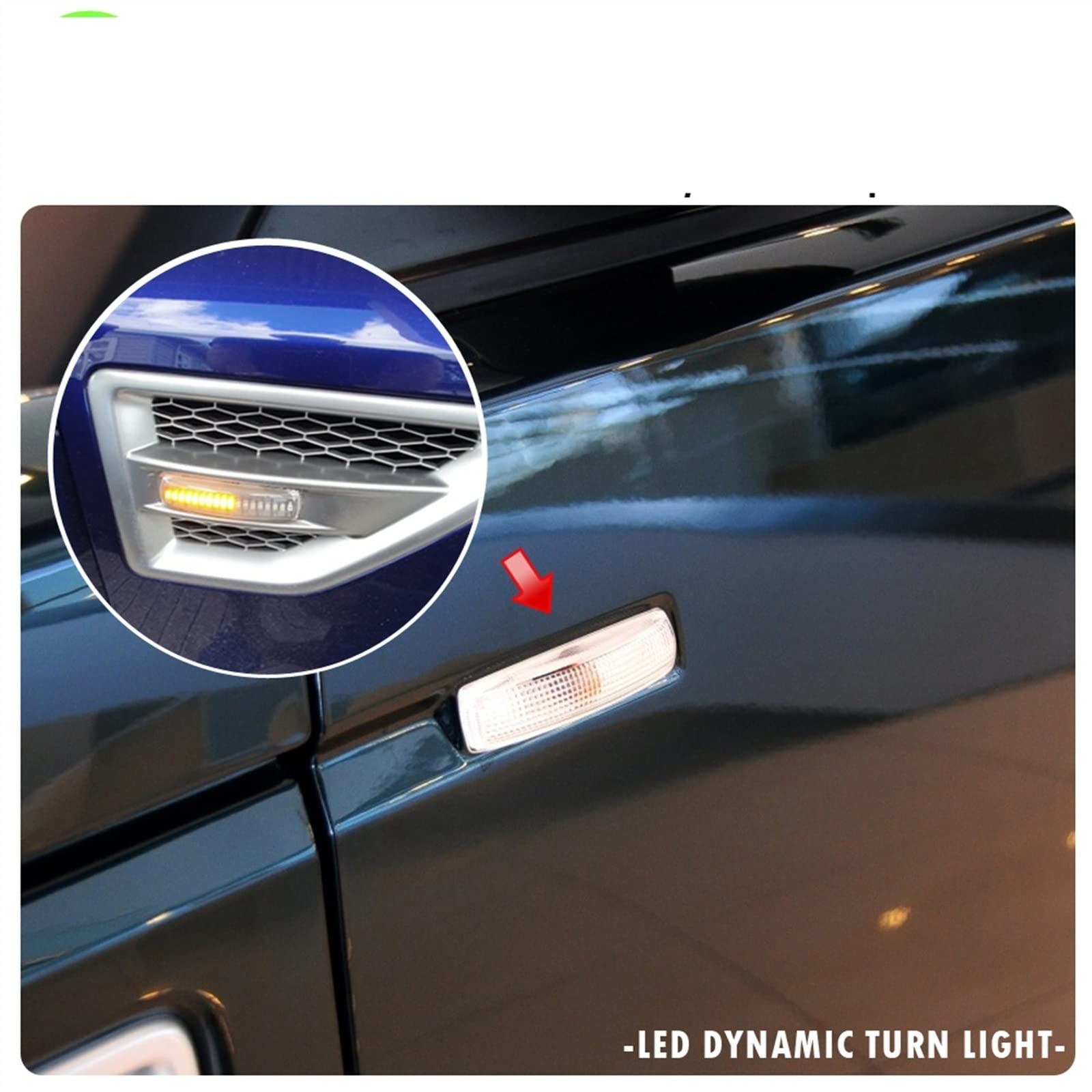 Side Direction For Land Rover Range 2005-2009 2010 2011 2012 VR-384 White LED - View #3