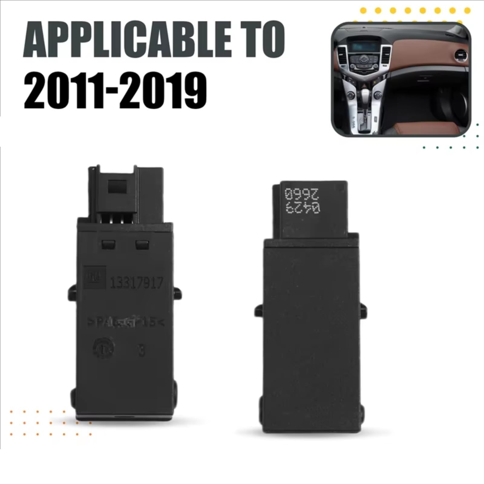 Presa USB Lettore Multimediale Per Buick Per Cascada 2016-2019 Per Regal 2011-2026 13317917 Porta Di Ricarica Presa USB Connettore USB Autoveicoli