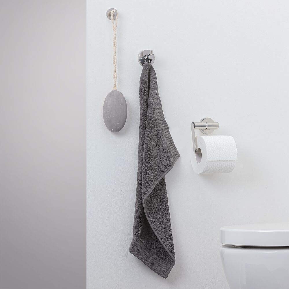 Tiger Boston Scopino e Portascopino da WC, Acciaio Inox Lucidato, 9,3 x