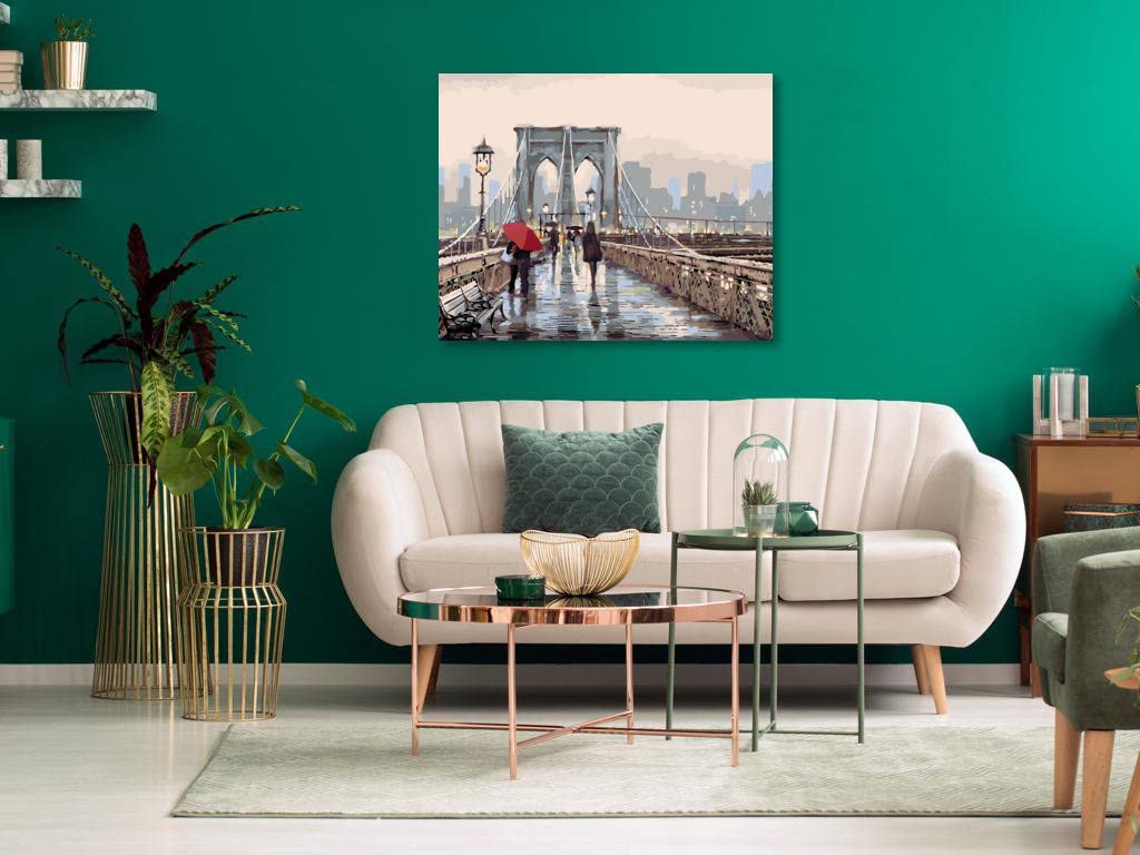 Malowanie według liczb - Specjalizacja na Brookly Bridge (Richard Macneil) 80 x 100 cm z blejtramem (już napięty)