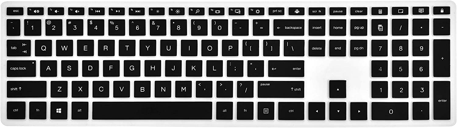 Jesra Keyboard Cover for HP Pavilion 27 All in One PC, HP Pavilion 27-Xa0055Ng/0370Nd/0076Hk/0010Na, HP Pavilion 24-inch All in One PC, 24 Xa0002A/0300Nd/0051Hk, HP Pavilion All in One- Black (B0BM97W9K8) Amazon Price History, Amazon Price Tracker