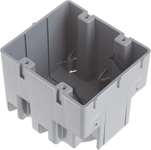 Miniatura 7 de Woods 63950032 - Cable CU SIMpull NM-B trenzado negro de 50 pies 63 y Southwire MSB2G Caja de dispositivos de dos bandas con profundidad ajustable,