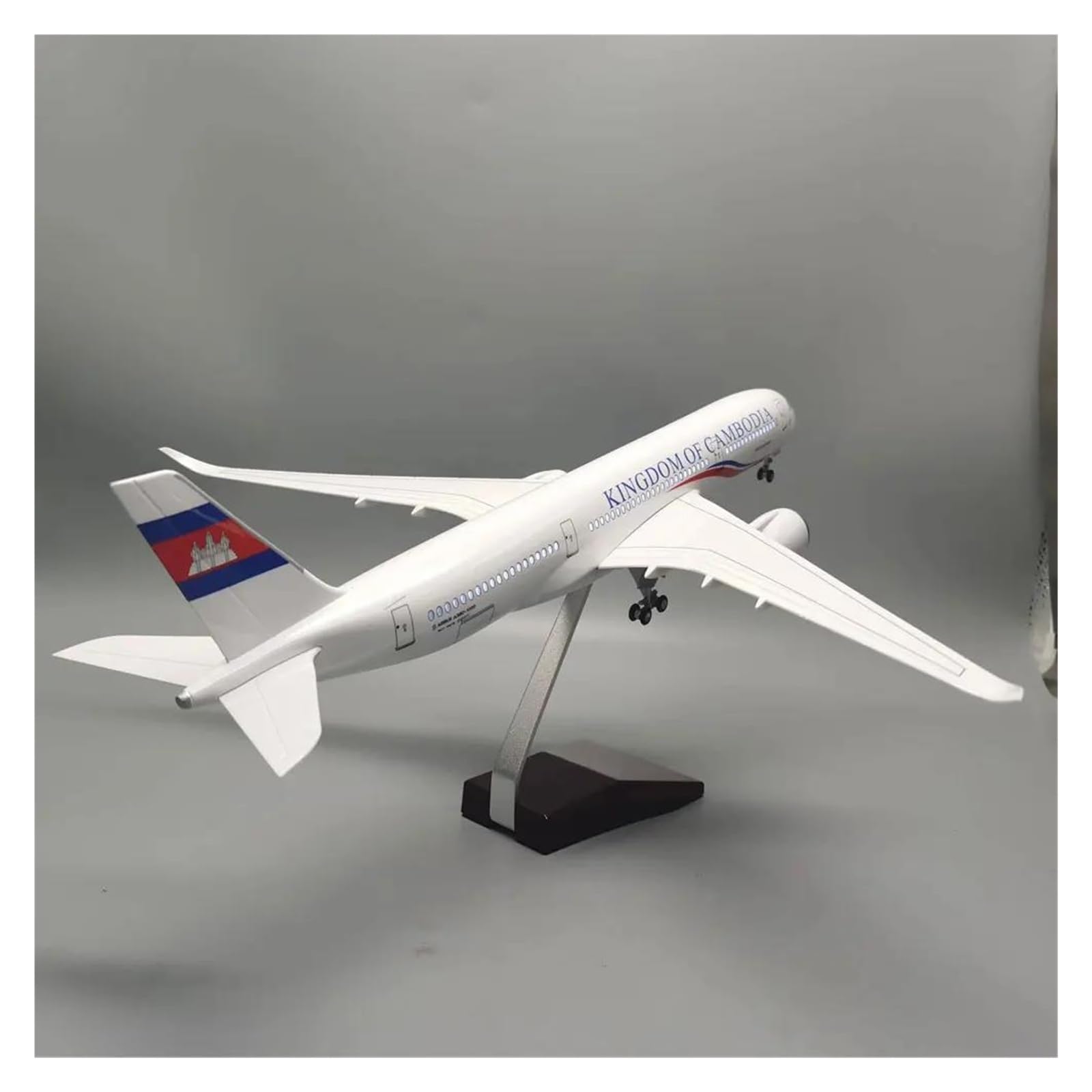 Scala per Aerei in Metallo pressofuso 47 cm per cambogiano per Kit di Costruzione di modellini di Aerei DieCast A350 con aeroplani Leggeri per Decorazioni per Hobby per Raccolta ed Esposizione (Senza