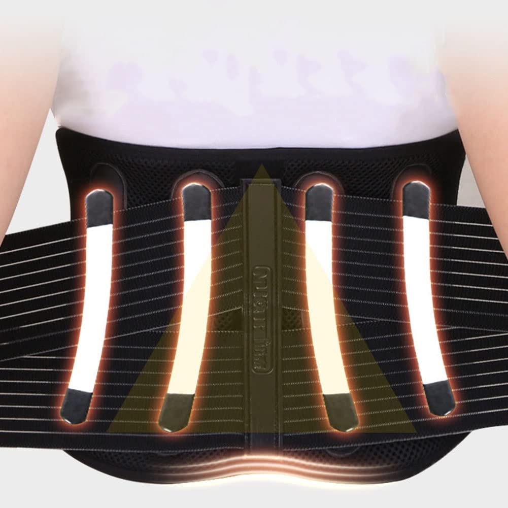 Protezioni per la Zona Lombare, Terapia Magnetica autoriscaldante a infrarossi Regolabile(M/Medium)