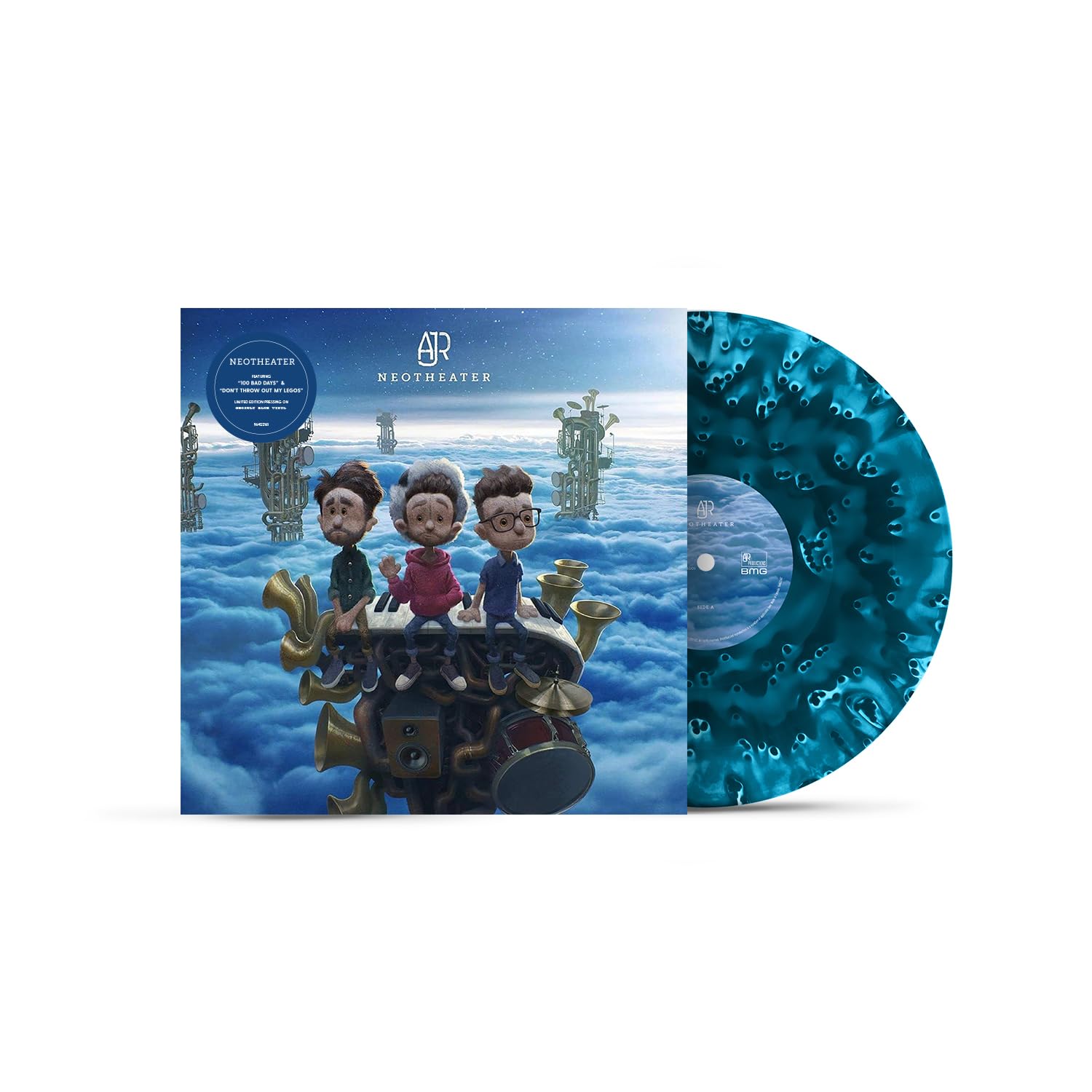 AJR Vinyl LP Neotheater (Ghostly Blue Colored Vinyl)