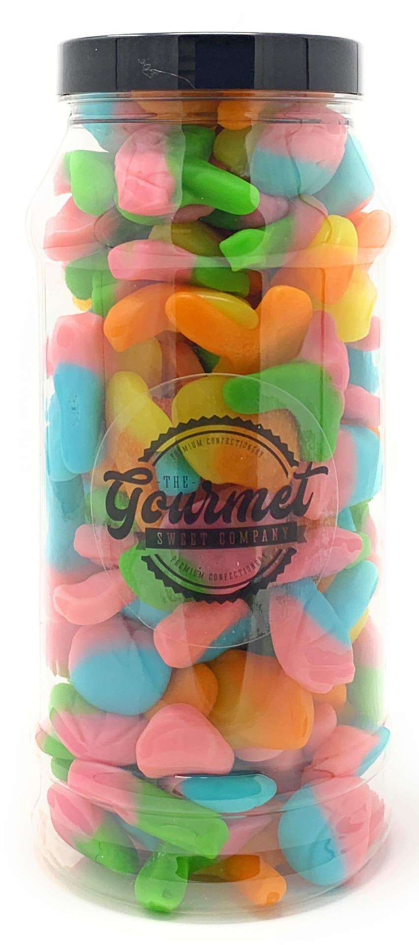 Smiley Faces Retro Sweet Shop Jar by The Gourmet Sweet Company — view 284
