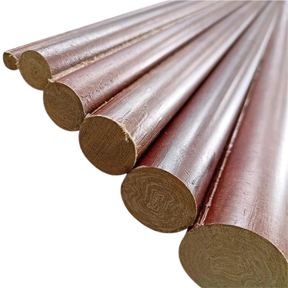 2 Stück 0,5 m lange Hochleistungs-Laminatstangen, Phenolmaterial-Zusammensetzungsstab for den Ingenieurbereich(25X500mm)