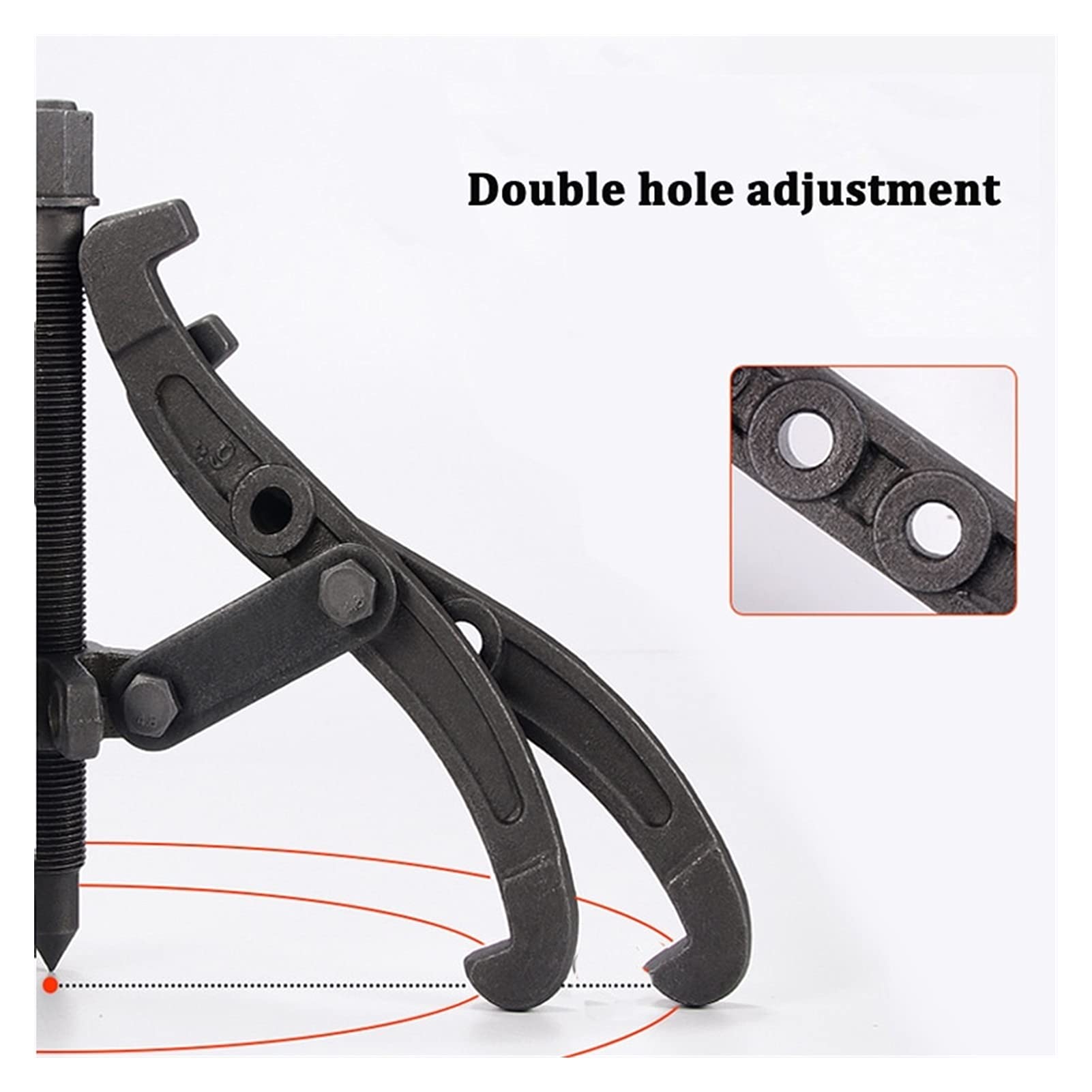 Extractor de rodamientos Multifuncional de 3 mordazas, 60-150 mm, con Patas Reversibles, 2021 (Color: 3 Pulgadas)