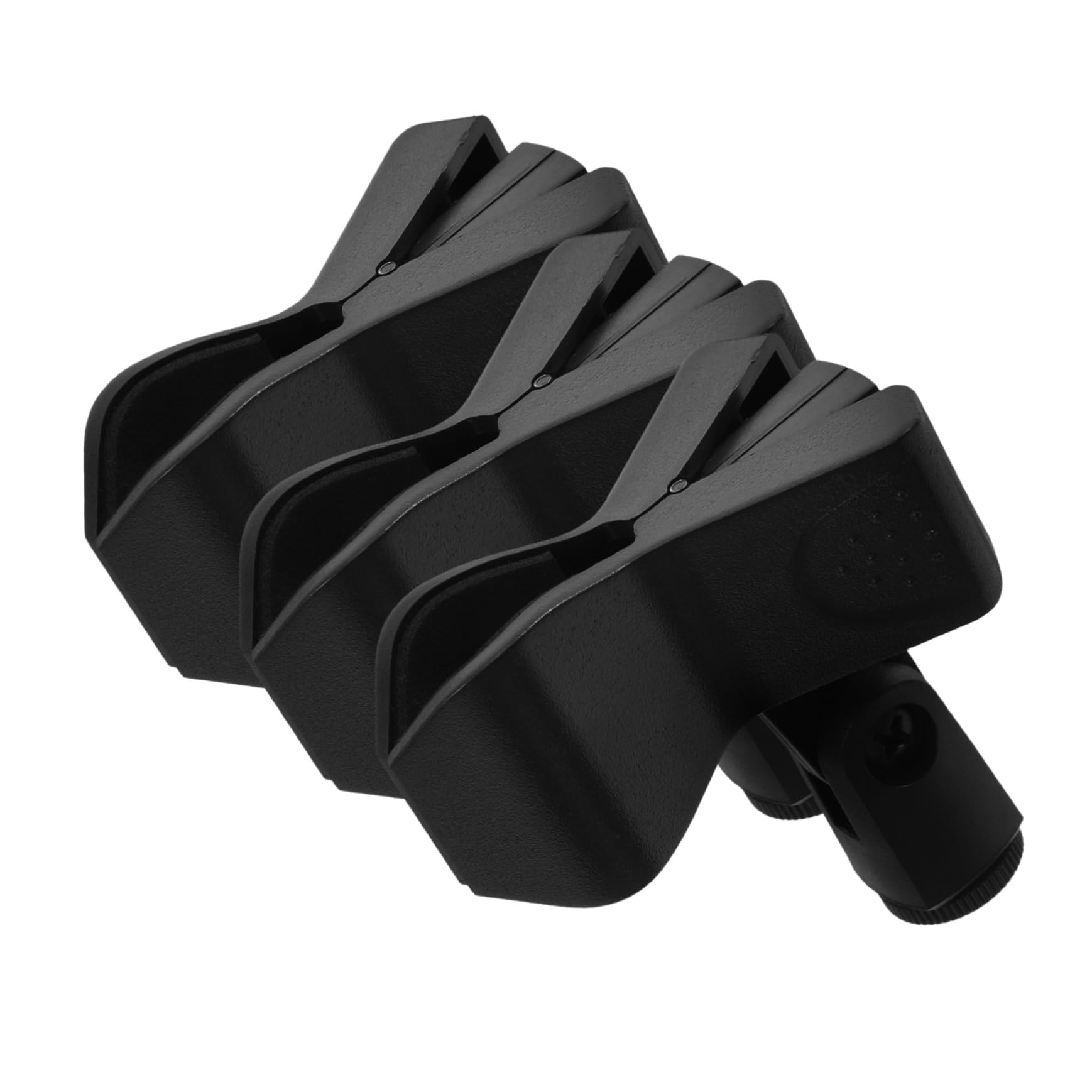 Cabilock 3pcs Mic Stand Clamp for Podcasting Online Teaching Singing Features Strong Elastic Grip Noise Isolation