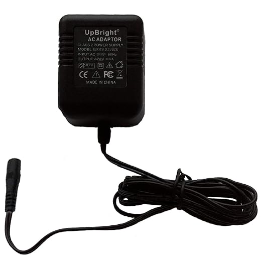 UpBright 2-Prong AC/AC Adapter Compatible with Model: 216-130W/G 216-724A 216130W/G 216130W G 18” 18-inch LED Fiber Optic FiberOptic Angel 120V 60HZ 2.6W Power Supply Cord Cable Battery Charger PSU