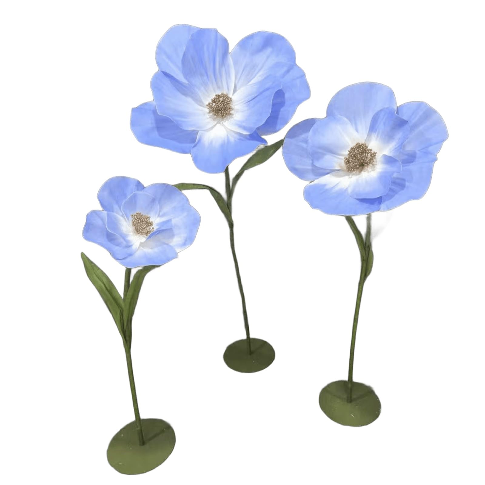 Flores Gigantes para Decoracion EVA wodoodporne sztuczne kwiaty z elastyczną ramą podtrzymującą, kwiaty na wesele, przyjęcie, urodziny, Wielkanoc, Dzień Matki
