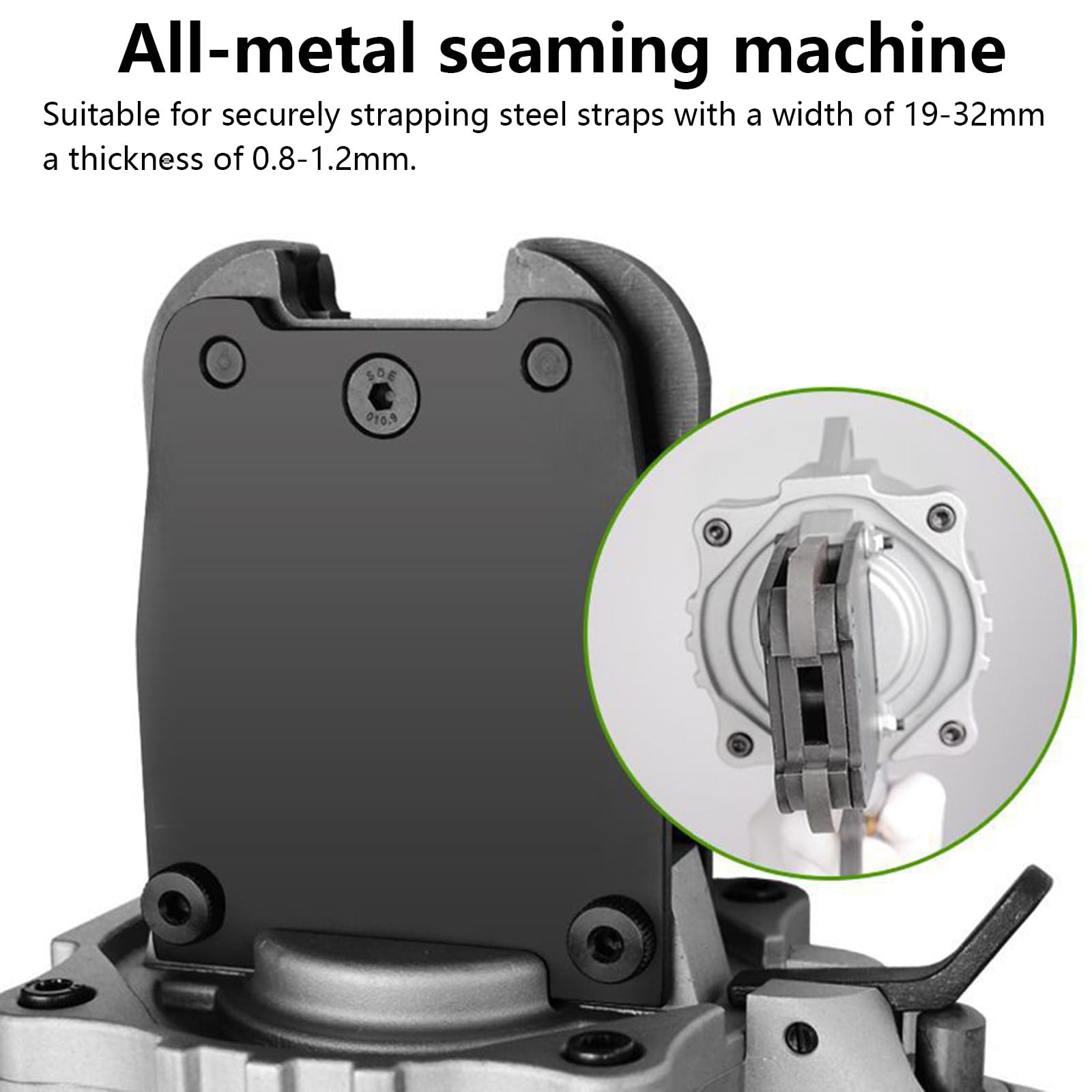 Pneumatyczna maszyna do wiązania stali Heavy Duty Combined Split Banding Tool do pakowania o wysokiej wytrzymałości na rozciąganie