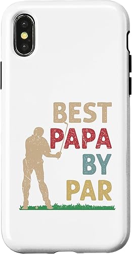 iPhone XXS Best Grandpa By Par Golf Sports Grandfather Father's Present Case