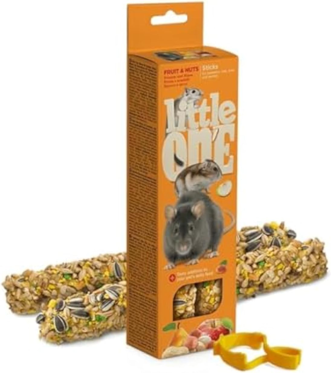 Sticks for hamsters, rats, mice and gerbils with fruit and nuts 2x60gm