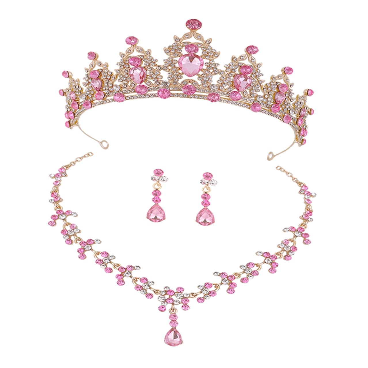Tiara rosa de novia elegante para un día de boda inolvidable 8
