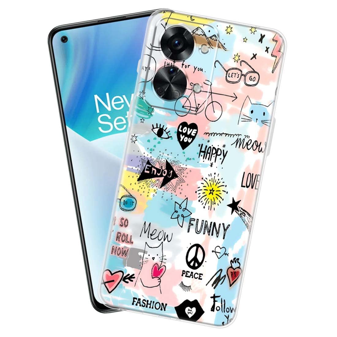 Fashionury Silicone Designer Printed Back Case Cover for OnePlus Nord 2T 5G-FND0126 (B0B6CYX94L) Amazon Price History, Amazon Price Tracker