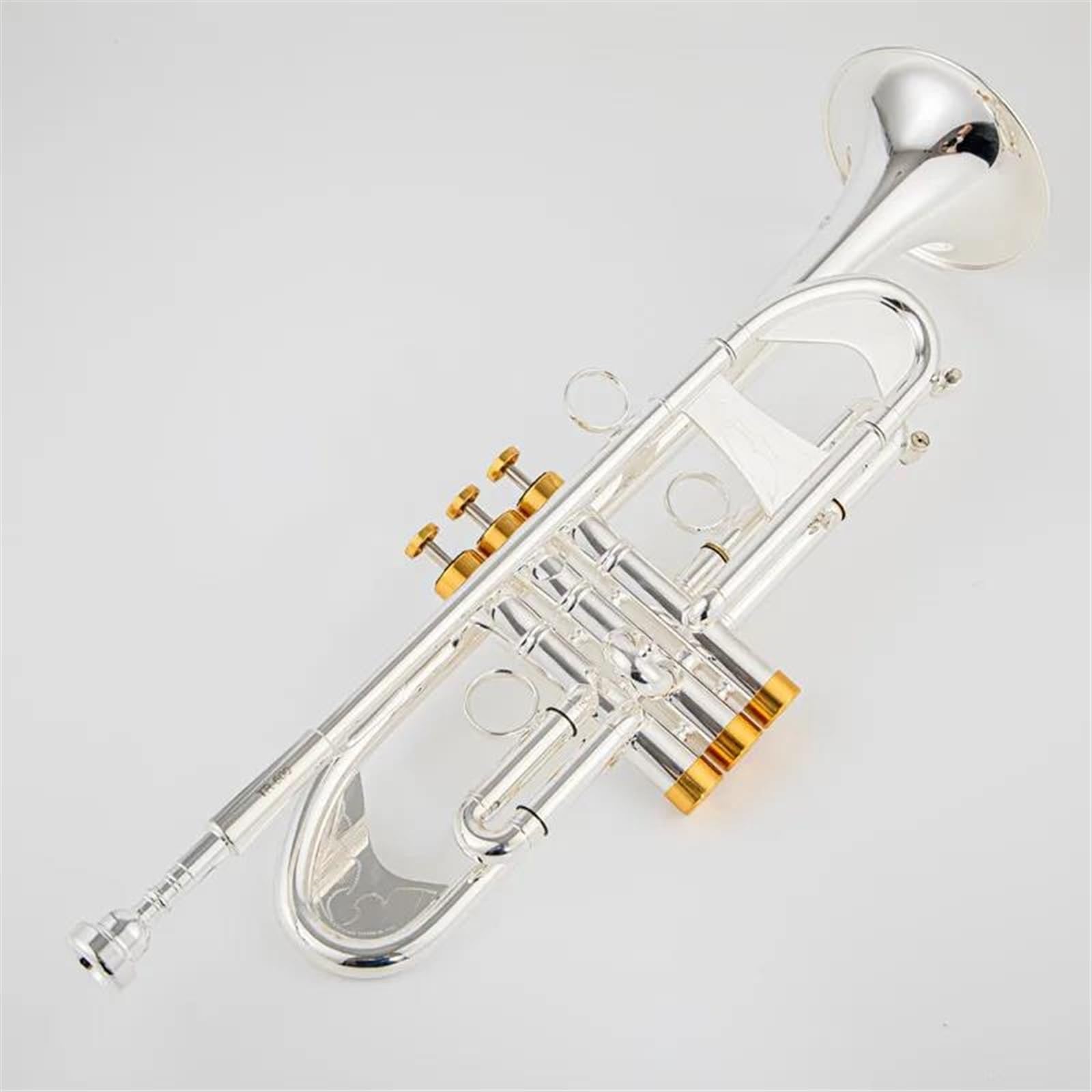 Trąbka Bb Trumpet TR600 Posrebrzany Instrument Muzyczny Trąbka Profesjonalnej Klasy Piękny Instrument