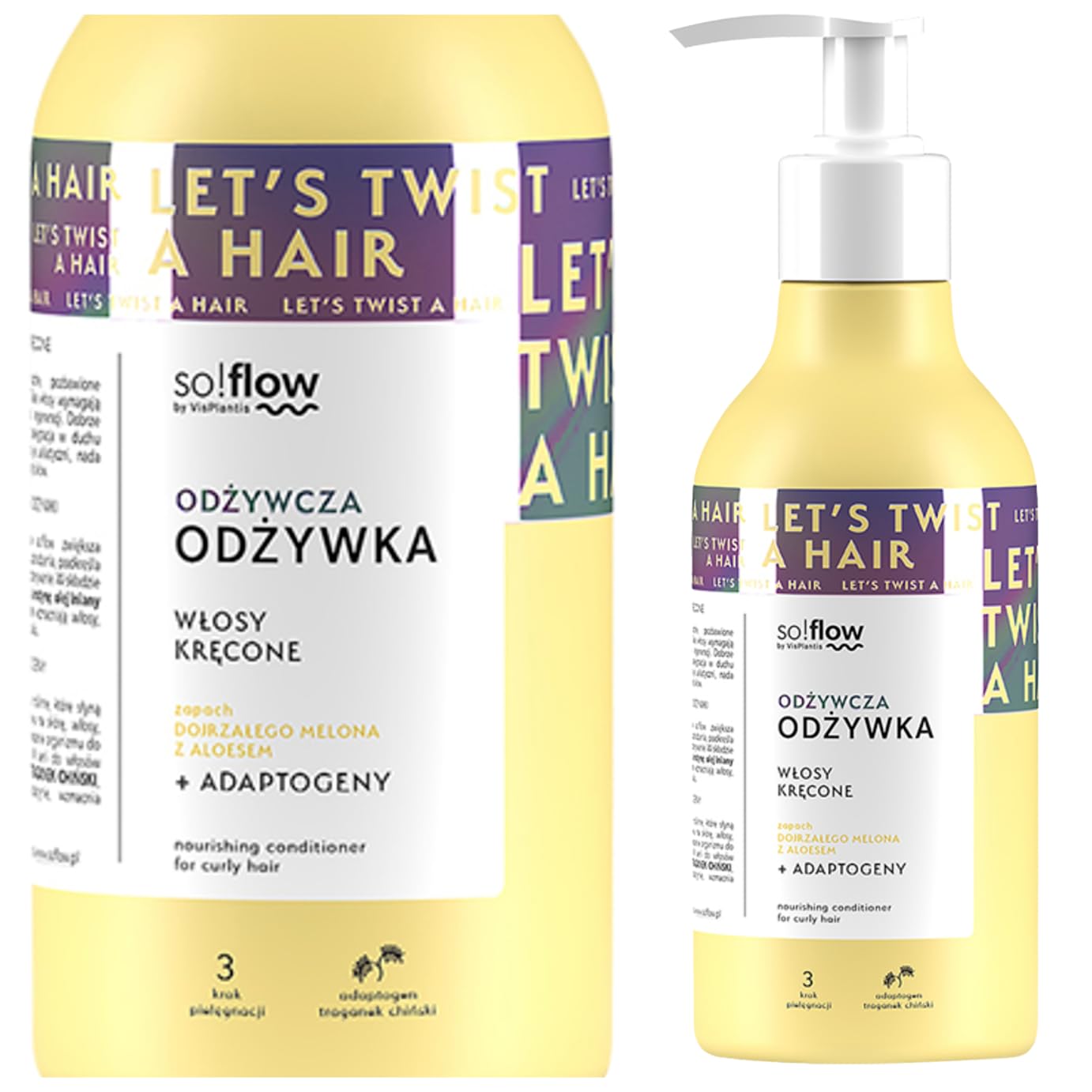 So Flow Curly Hair Conditioner Hydrating Curls Protein Vegan Deep Hydration