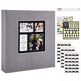 fotoalbum Selbstgestalten Mit Magnetseiten Seiten. Platzieren Sie Einfach Ihre Fotos. Die Transparente Kunststofffolie Macht Ihre Fotos Säurefrei, Luftfrei Und Staubdicht