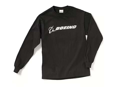 Amazon | [BOEING] Signarure Long Sleeve T-Shirt ボーイング
