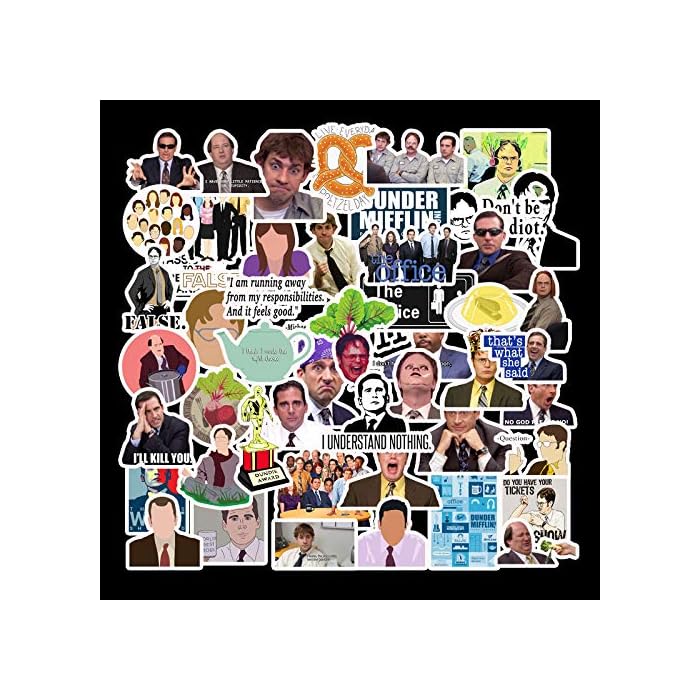 Buy 50 PCs The Office Stickers Decal Waterproof Vinyl Stickers Pack