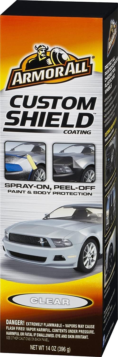 ARMOR ALL Custom Shield White, Car Paint Care, High Gloss and Deep Coverage Shine Protectant 396Gms
