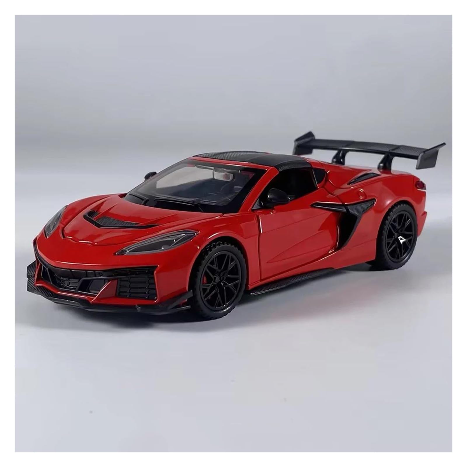 Mocalux Red Scale Die-Cast Model Car For Corvette C8 Zr1x Diecast Model Car